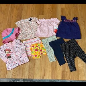 10 Piece Bundle of 12 Month Baby Clothes